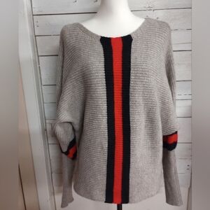 Stylewe NWT Color Block Boat Neck Dolman Batwing Sleeve Sweater Size Medium